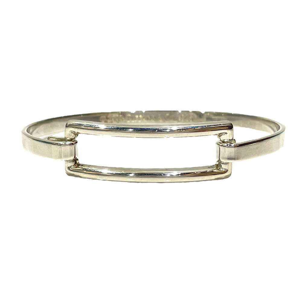 Tiffany Open Rectangle Bangle Silver - image 1